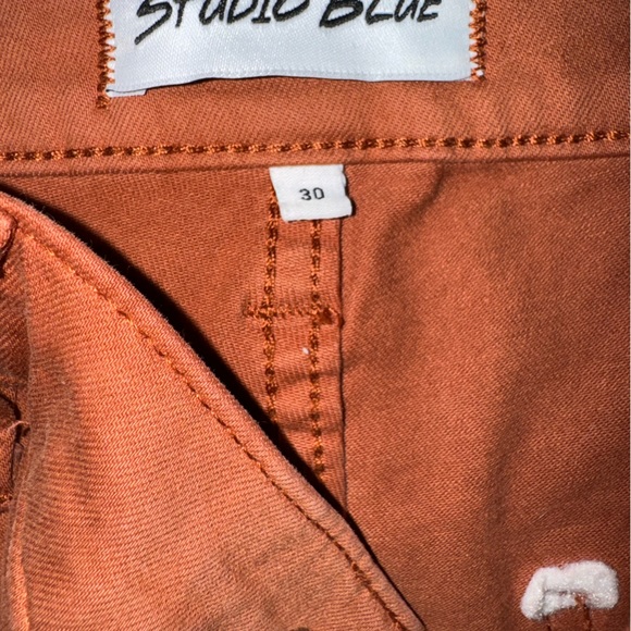 Make an offer! Wide leg utility pants -Orange Red - Picture 6 of 6